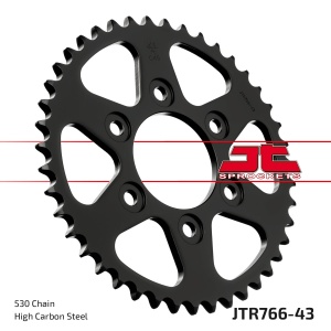 Kit de lant EK - Auriu chain 530 ZVX, X-ring (X, NX, QX, XS), CHK front sprocket JT CHK rubber cushioned, CHK rear sprocket JT pentru DUCATI Multistrada 1260 Enduro 2019-2020 - Img 5