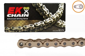 Kit de lant EK - Auriu lant 520 MRD, Non-sealed, pinion fata SUPERSPROX, foaie spate SUPERSPROX pentru HUSQVARNA WR 250 2010-2012 - Img 1