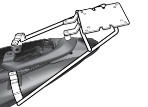 Kit de prindere cutie Top Master SHAD K0RS11ST pentru KEEWAY RKS 125 2011-2024