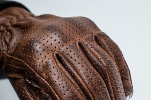 Manusi femei Urban/heritage vara piele Ixon model RS Nizo Air LS culoare: camel (maro) - degete tactile - Img 4