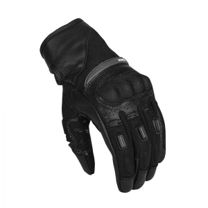 Manusi moto dama piele si textil SECA AXIS MESH II negru - Img 2