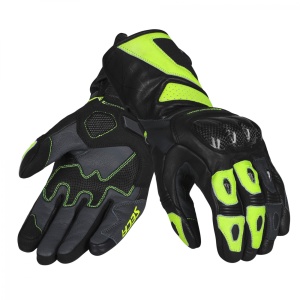 Manusi moto din piele SECA ATOM FLUO