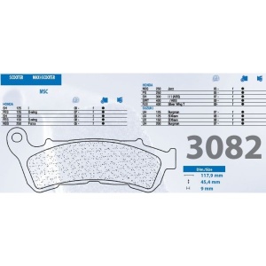Placute de frana Carbone Lorraine 3082 MSC