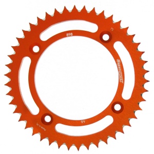 Rear ALU sprocket SUPERSPROX RAL-898:46-ORG portocaliu 46T, 428