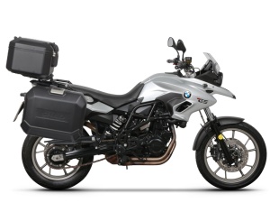 Set complet cutii aluminiu Shad Terra, 48L topcase 36L / 47L side cases,include placa si kit montare SHAD BMW F 650 GS/ F 700 GS/ F 800 GS