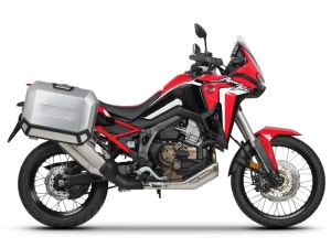 Set complet de cutii laterale de aluminiu, SHAD TERRA, 36L / 47L, incluzand kit de montaj SHAD HONDA CRF 1100 Africa Twin - Img 1
