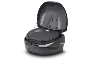 Top case SHAD SH58X D0B58206B Carbon (expandable concept) with PREMIUM lock and backrest - Img 10