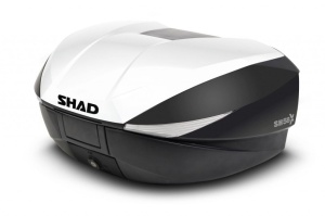 Topcase moto expandabil SHAD SH58X ALB