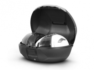 Topcase moto SHAD SH47 Negru/Alb - Img 2