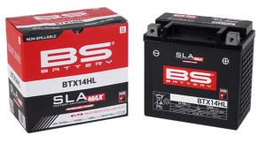Baterie activata din fabrica BS-BATTERY BTX14HL (FA) (YTX14HL (FA)) SLA MAX - Img 3