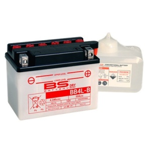 Baterie conventionala BS-BATTERY BB4L-B (YB4L-B) include electrolit - Img 1