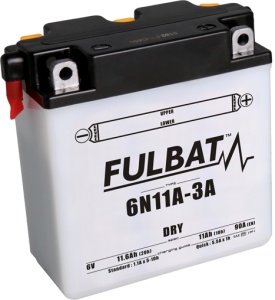 Baterie conventionala FULBAT 6N11A-3A include electrolit