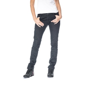 Blugi (jeans) moto femei Ixon model Billie LS culoare: negru (Cordura® Denim) - Slim Fit - clasa AA