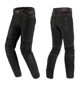 Blugi (jeans) moto femei Seventy model SD-PJ8 tip Slim fit culoare: negru (cu insertii Aramid Kevlar)