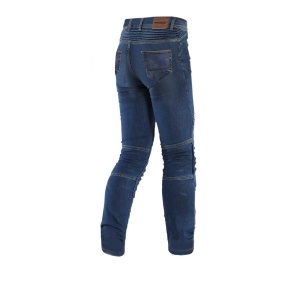 Blugi (jeans) moto femei Seventy model SD-PJ8 tip Slim fit culoare: albastru (insertii Aramid Kevlar) - Img 3