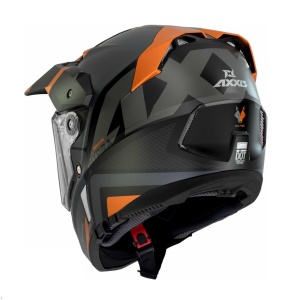 Casca adventure/touring/off road Axxis model Wolf DS Hydra B4 portocaliu mat - tip viziera: MT-V-20 - Img 3