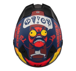 Casca integrala Axxis Fenix Angry Face C5 rosu mat - tip viziera: MT-V-31B - DKS429 - Img 4