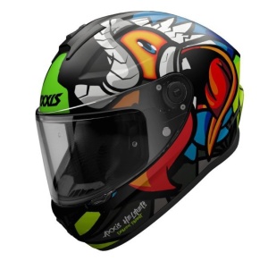 Casca integrala Axxis model Draken S Parrot A1 negru mat - tip viziera: MT-V-18C