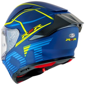 Casca integrala KYT R2R CONCEPT BLUE YELLOW ECE 22.06 - Img 6