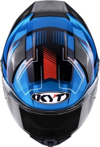 Casca integrala KYT R2R PARSEC BLK/BLUE/RED ECE 22.06 - Img 9