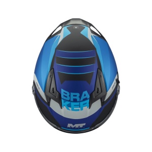 Casca integrala MT Braker SV Inception B7 albastru mat - Img 3