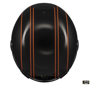 Casca integrala MT Jarama SV Wild B1 negru mat - model Retro - Cafe Racer (ochelari soare integrati) - tip viziera: MT-V-32 - Img 6