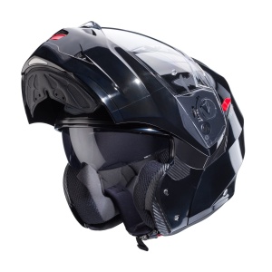 Casca modulabila (flip-up) Caberg model Duke X SV Smart black (negru lucios) Pinlock ready - lentila Pinlock NU este inclusa - Img 4