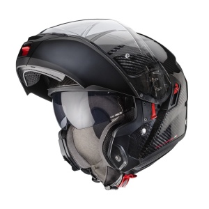 Casca modulabila (flip-up) Caberg model Levo X 94 carbon Pinlock ready - lentila Pinlock inclusa (100% carbon) - Img 9