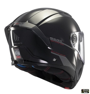 Casca modulabila MT Atom 2 SV A1 negru lucios (ochelari soare integrati) Pinlock Ready - tip viziera: MT-V-35 - Img 3