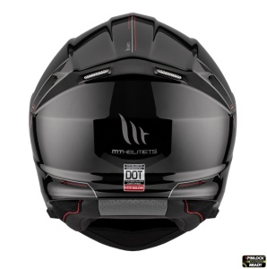 Casca moto flip-up MT Genesis SV A1 negru lucios - Img 2