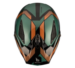Casca MT Streetfighter SV S P1R A9 verde lucios (ochelari soare integrati) - masca (protectie) barbie si cozoroc detasabile - omologare noua ECE 22.06 - Img 3