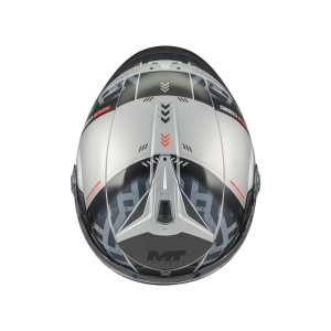 Casca open face motociclete MT Cosmo SV Arrow C2 gri lucios (ochelari soare integrati) - tip viziera: MT-V-37 - Img 10