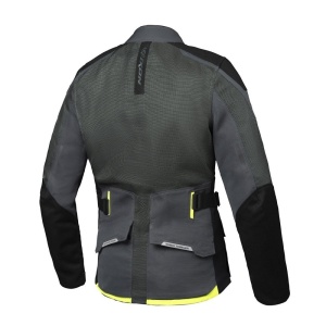 Geaca (jacheta) motociclete barbati Touring/Adventure Ixon vara model M-Njord MS culoare: verde/negru/galben - Img 2