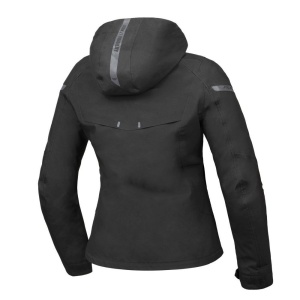 Geaca (jacheta) motociclete femei Touring/Adventure/Urban Ixon All season model Burning LS culoare: negru (geaca laminata; waterproof si pe exterior) - Img 2
