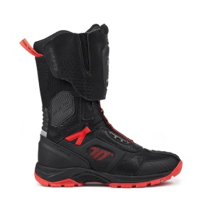Ghete (cizme) moto Adventure (Touring) Unisex Seventy model SD-BA6 Stelvio culoare: negru/rosu - Img 2