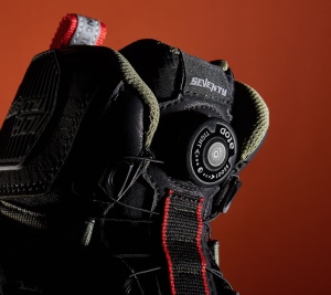 Ghete (cizme) moto Adventure (Touring) Unisex Seventy model SD-BA7 Stelvio culoare: negru/rosu/verde - Img 3