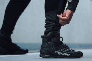 Ghete moto Roadster barbati All Season Ixon model Bull 2 WP ULTRA MS culoare: negru/antracit (100% waterproof) - Img 4