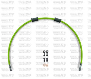 Kit conducta ambreiaj Venhill POWERHOSEPLUS DUC-9010CB-GR (1 conducta in kit) Green hoses, black fittings