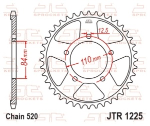 Kit de lant D.I.D Chain - Argintiu chain 520 VX, X-ring (X, NX, QX, XS), CHK front sprocket JT, CHK rear sprocket JT pentru HONDA CMX 500 Rebel 2017-2025 - Img 6