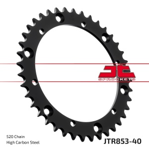 Kit de lant D.I.D Chain - Argintiu chain 520 VX, X-ring (X, NX, QX, XS), CHK front sprocket JT, CHK rear sprocket JT pentru ATV YAMAHA YFM 350 Warrior 1989-2004 - Img 6