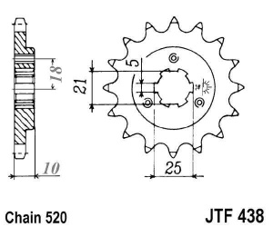 Kit de lant D.I.D Chain - Argintiu chain 520 ZVM-X, X-ring (X, NX, QX, XS), CHK front sprocket JT, CHK rear sprocket JT pentru SUZUKI DR 750 Big 1988 - Img 3