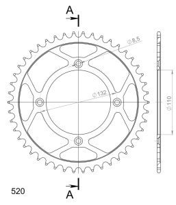 Kit de lant D.I.D Chain - Argintiu lant 520 VX, X-Ring, pinion fata JT cauciucat, foaie spate SUPERSPROX pentru KTM Freeride 250 R 2014-2017 - Img 5