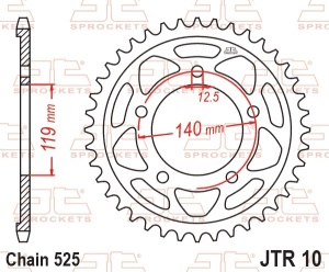 Kit de lant D.I.D Chain - Auriu lant 525 VX, X-Ring, pinion fata JT cauciucat, foaie spate JT pentru BMW M 1000 R 2023-2024 - Img 5