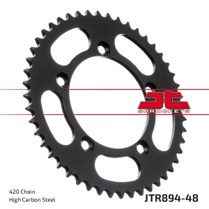 Kit de lant EK - Argintiu chain 420 SH, Non-sealed, CHK front sprocket JT, CHK rear sprocket JT pentru HUSQVARNA TC 65 2024 - Img 6