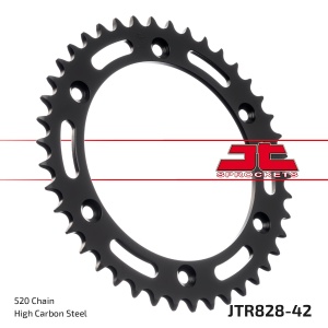 Kit de lant EK - Argintiu chain 520 SRO, O-ring, CHK front sprocket JT, CHK rear sprocket JT pentru SUZUKI DR 600 S 1985-1989 - Img 6