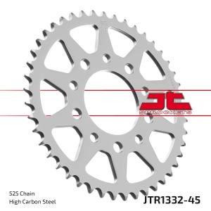 Kit de lant EK - Argintiu chain 525 SRO, O-ring, CHK front sprocket JT CHK rubber cushioned, CHK rear sprocket JT pentru HONDA XRV 750 Africa Twin 1993-2003 - Img 6