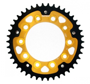 Kit de lant EK - Argintiu chain 525 SRO, O-ring, CHK front sprocket JT CHK rubber cushioned, CHK rear sprocket SUPERSPROX STEALTH pentru HONDA CB 600 F Hornet (S ABS) 1998-2006 - Img 5