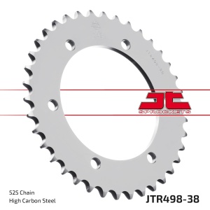 Kit de lant EK - Argintiu chain 525 SRX, X-ring (X, NX, QX, XS), CHK front sprocket JT CHK rubber cushioned, CHK rear sprocket JT pentru KAWASAKI ZR-7 (S) 750 1999-2004 - Img 5