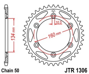 Kit de lant EK - Argintiu chain 530 SRO, O-ring, CHK front sprocket JT, CHK rear sprocket JT pentru HONDA CBR 1000 RR Fireblade 2006-2007 - Img 5