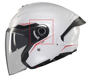 Kit mecanism viziera casca open-face MT Cosmo SV (tip MT-V-37) - Img 2